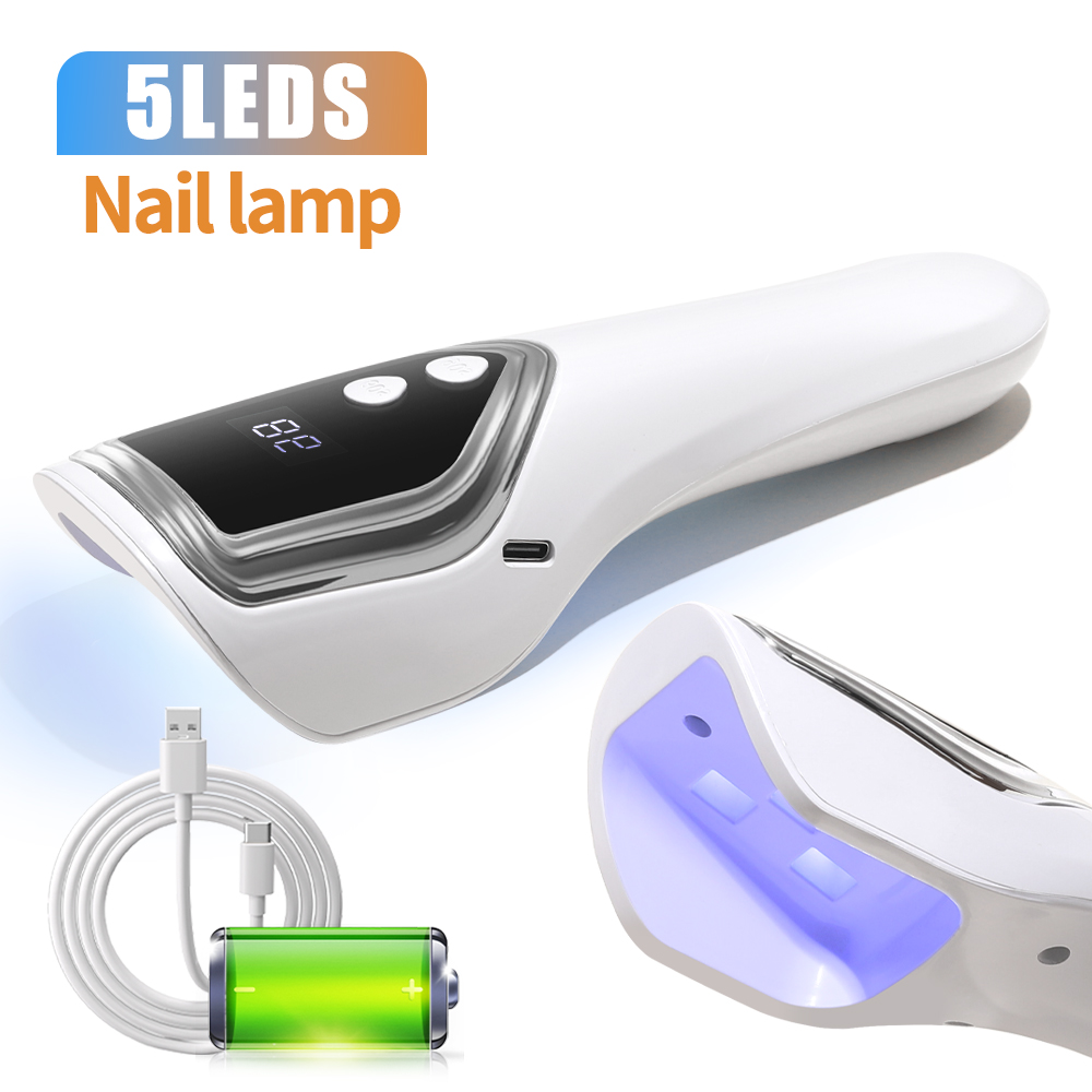 Nail Art Ombre - Przenośna, ręczna lampa UV LED do