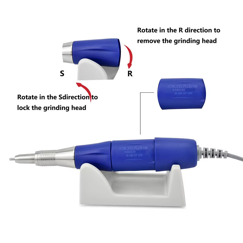 Mikromotorowa końcówka 40K RPM – Nail Drill Machine recenzja i cena