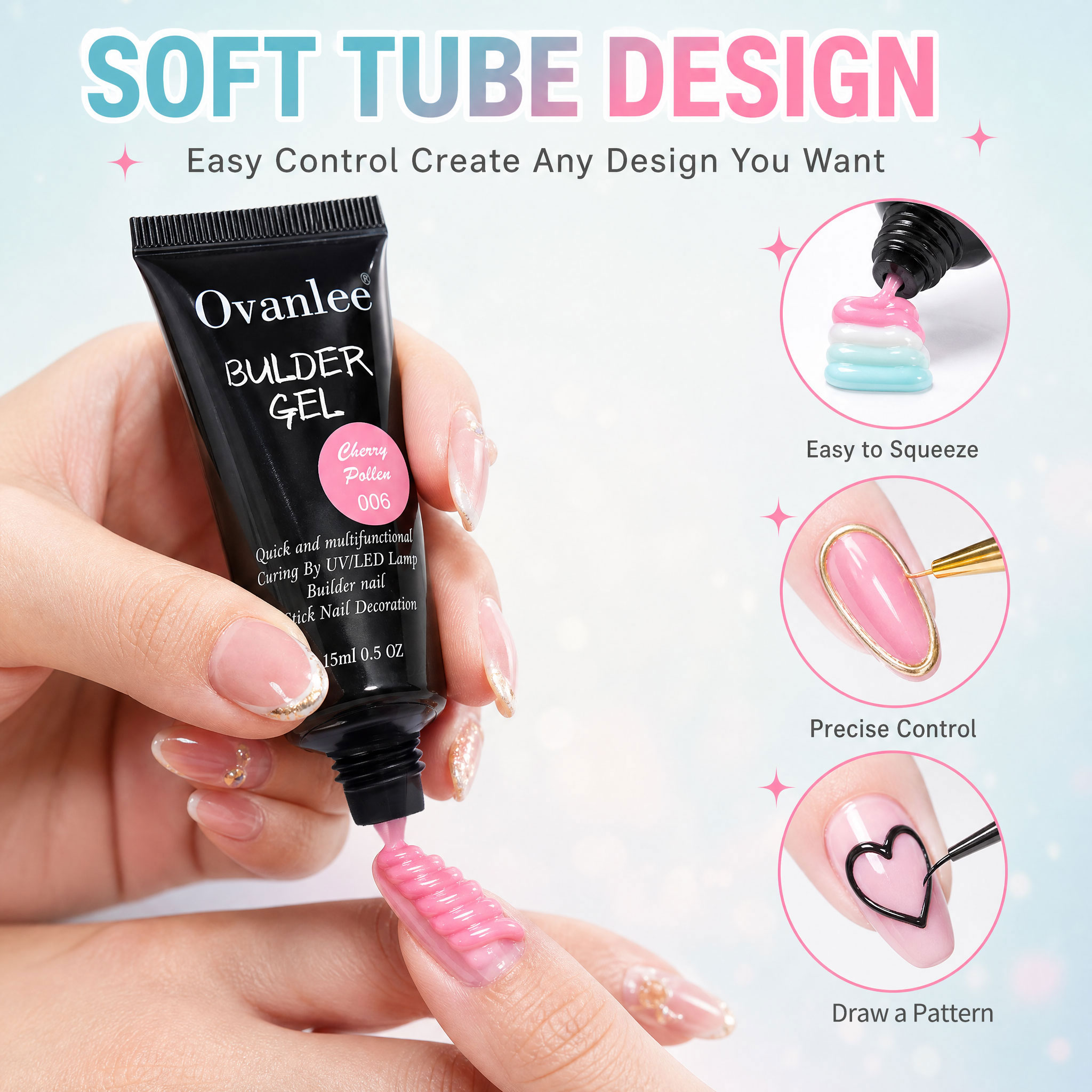 Ovanlee – zestaw żeli do model – Nail Art Ombre recenzja i cena
