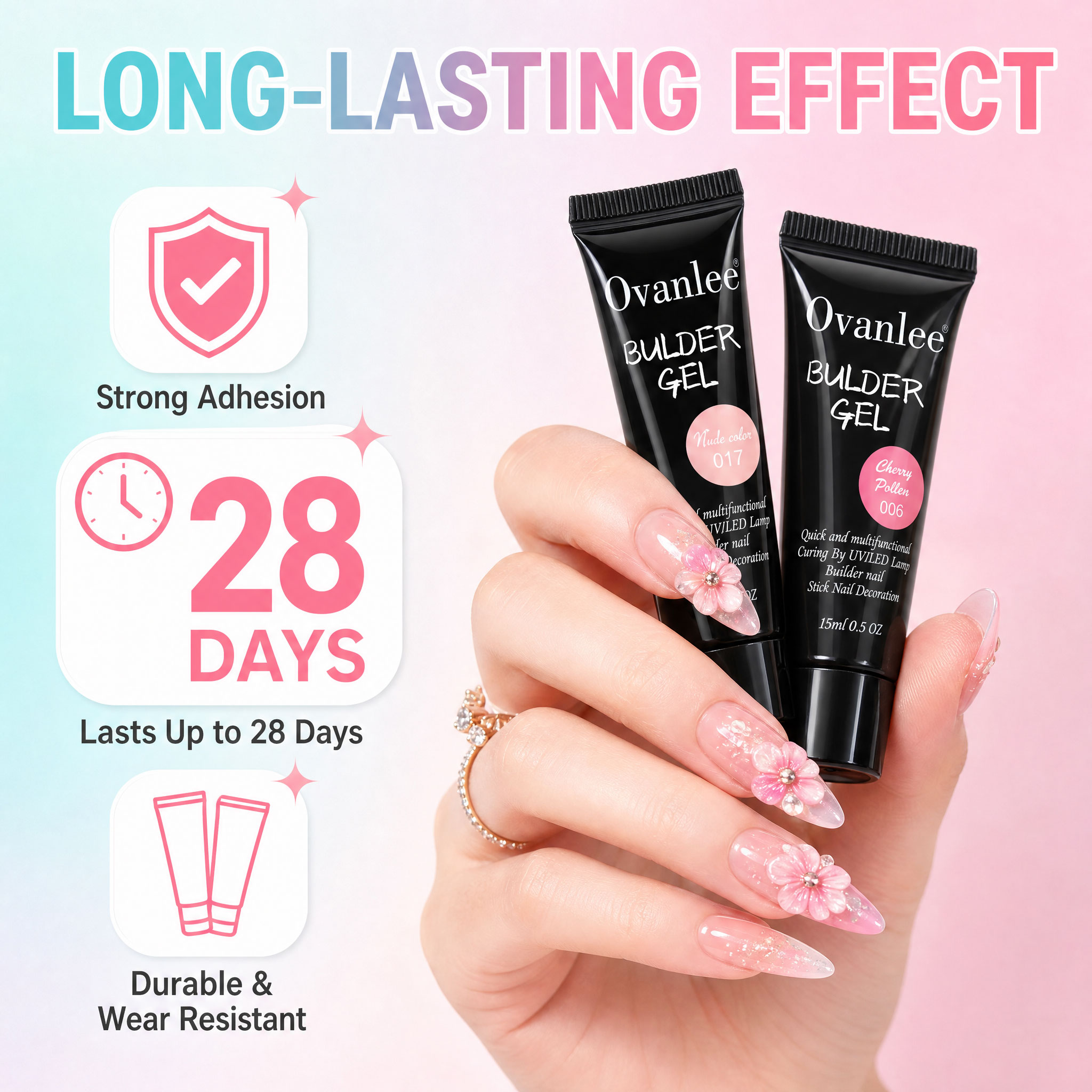 Ovanlee – zestaw żeli do model – Nail Art Ombre recenzja i cena