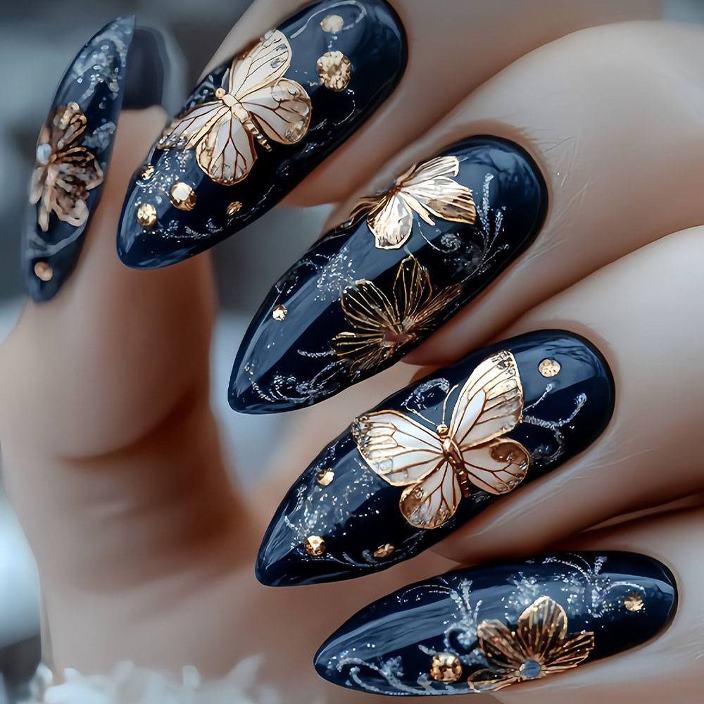 Średnie, kwadratowe, migdałowe – Nail Art Press On recenzja i cena