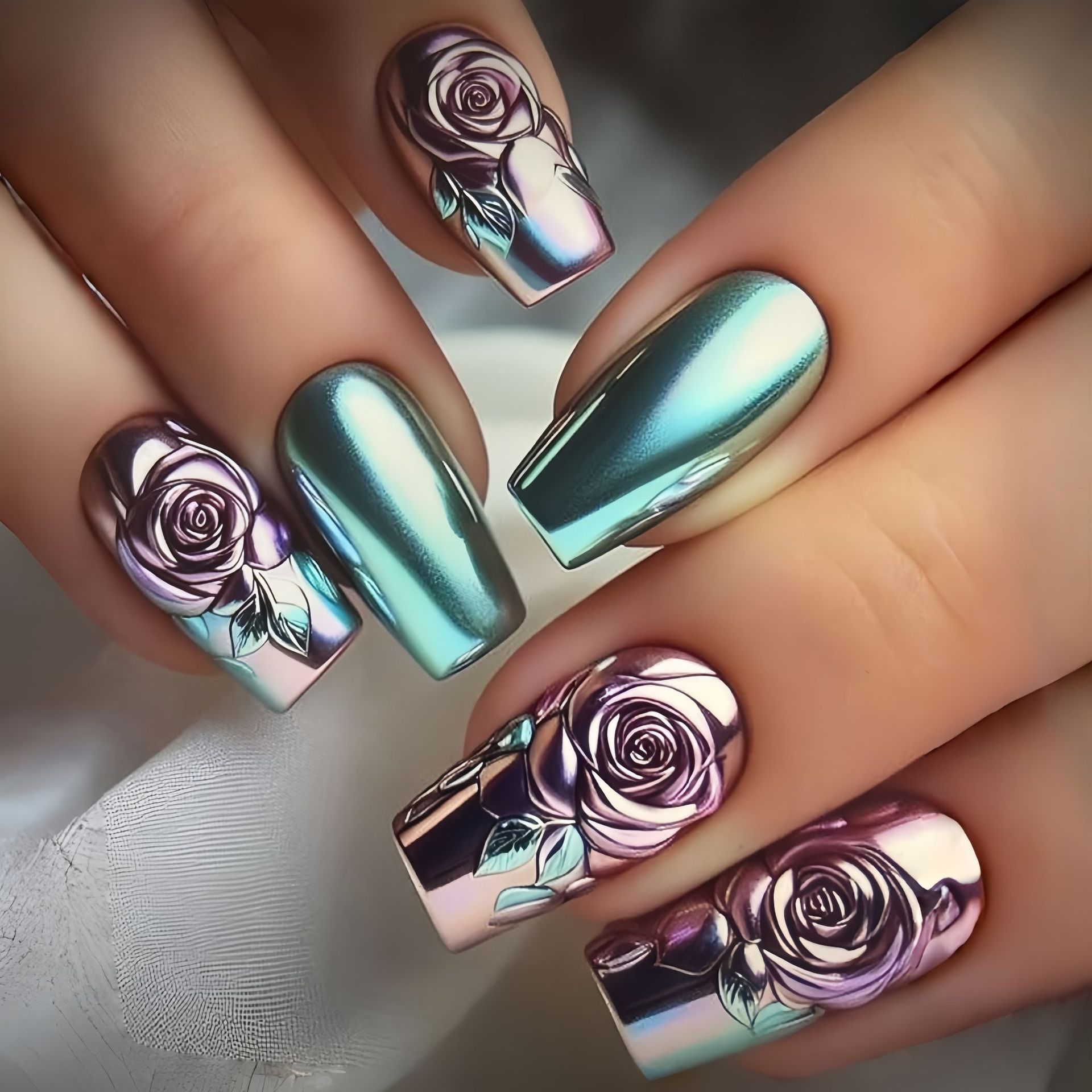 Średnie, kwadratowe, migdałowe – Nail Art Press On recenzja i cena