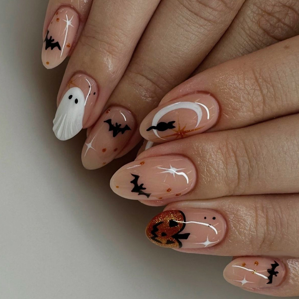24 szt. Proste Mandelowe Pazno – Nail Art Press On recenzja i cena