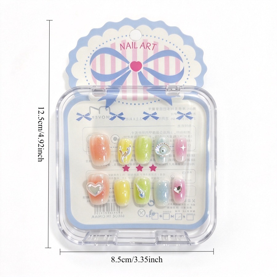 Ocean Dopamine – sztuczne pazn – Nail Art Ombre recenzja i cena