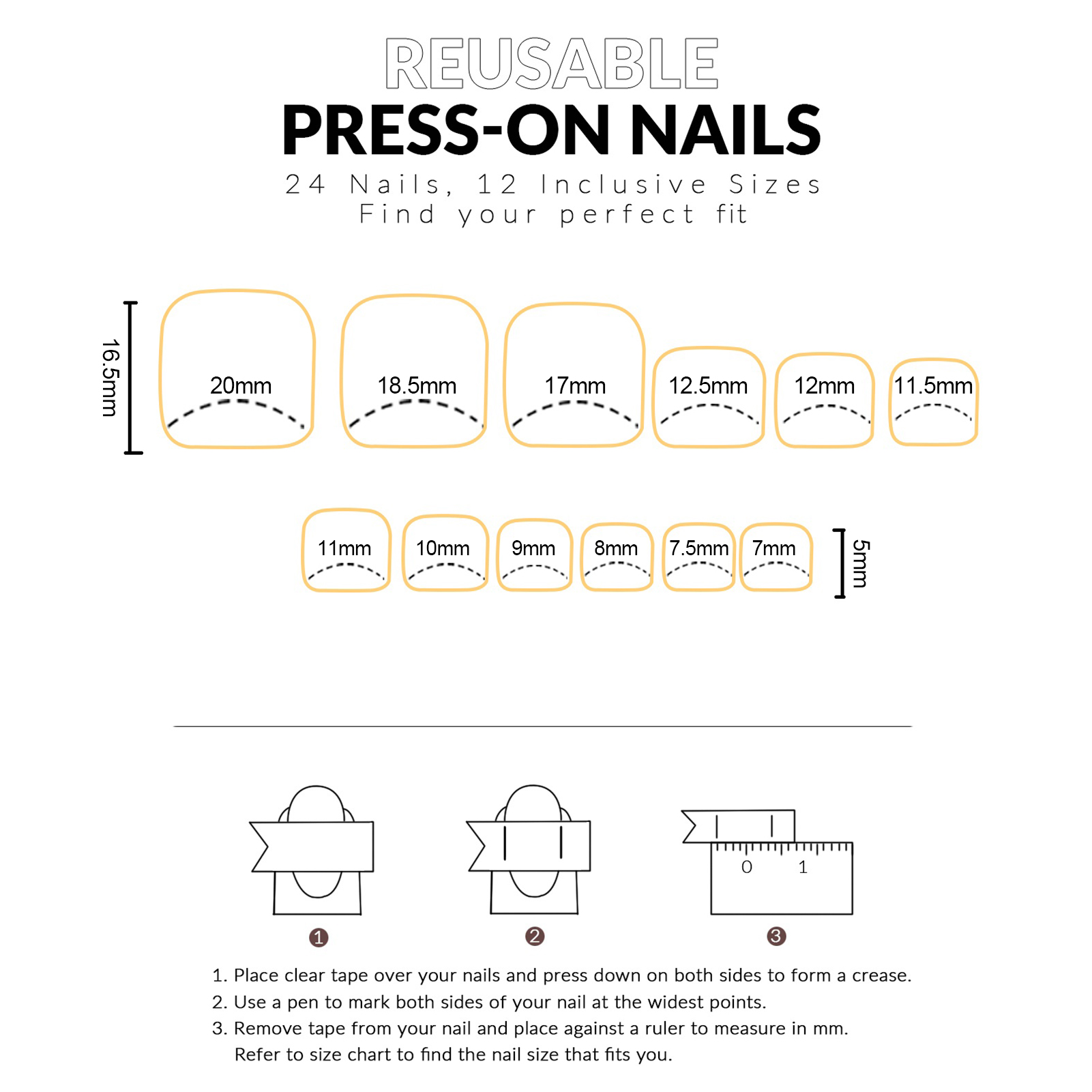Urocze naklejane paznokcie na  – Nail Art Press On recenzja i cena