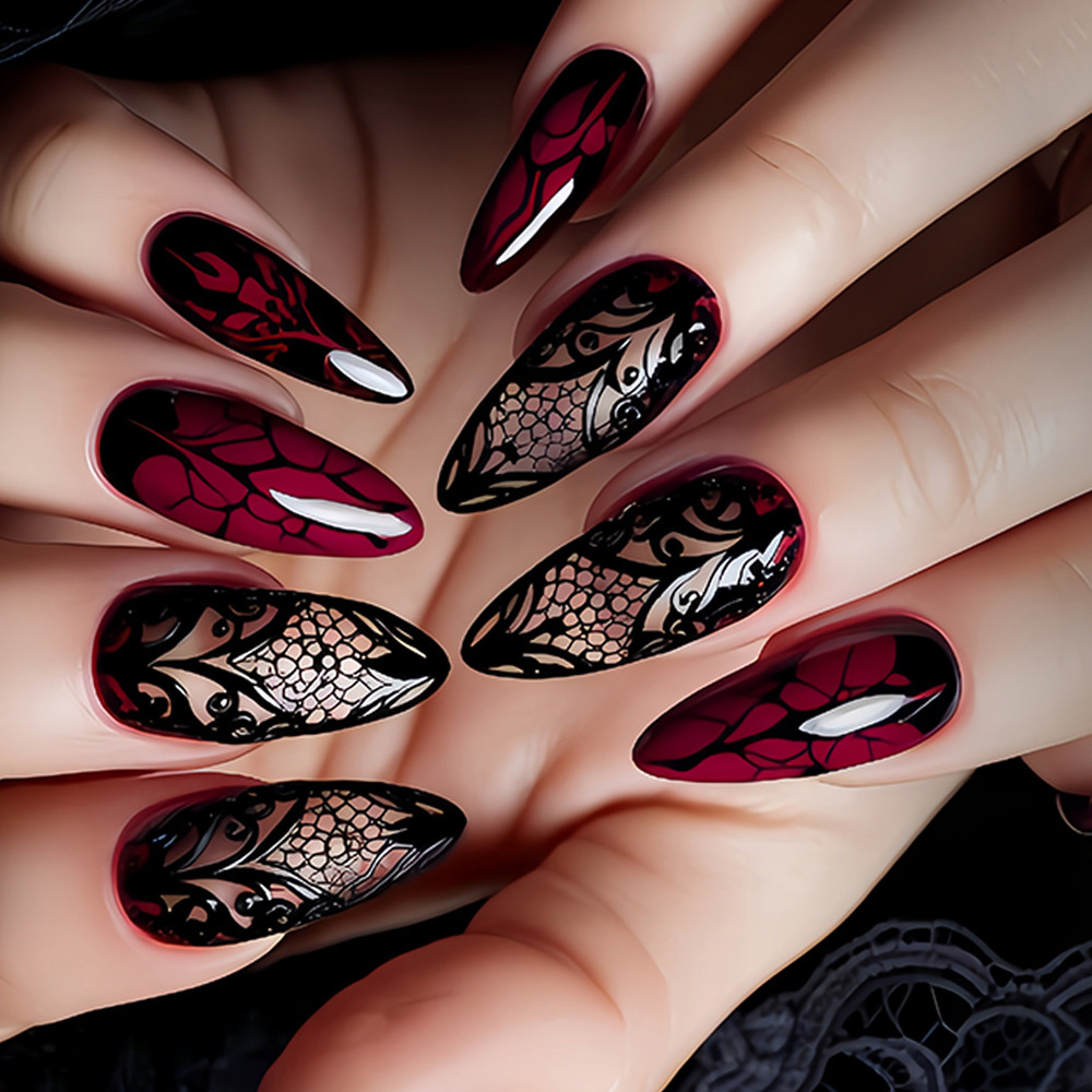 Średnie sztuczne paznokcie dla – Nail Art Press On recenzja i cena