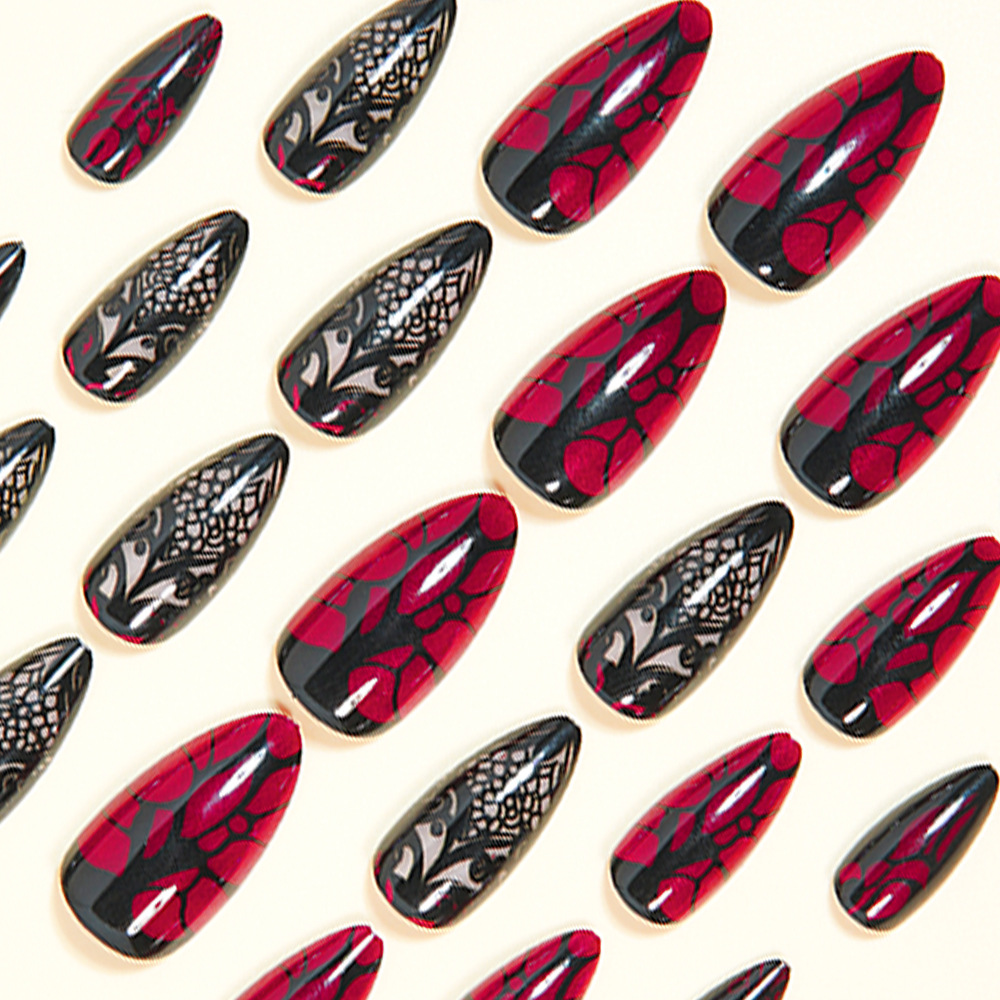 Średnie sztuczne paznokcie dla – Nail Art Press On recenzja i cena