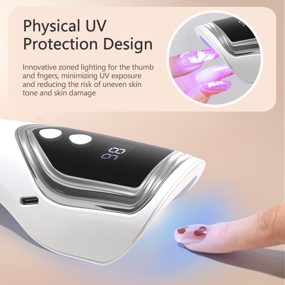 Przenośna, ręczna lampa UV LED – Nail Art Ombre recenzja i cena